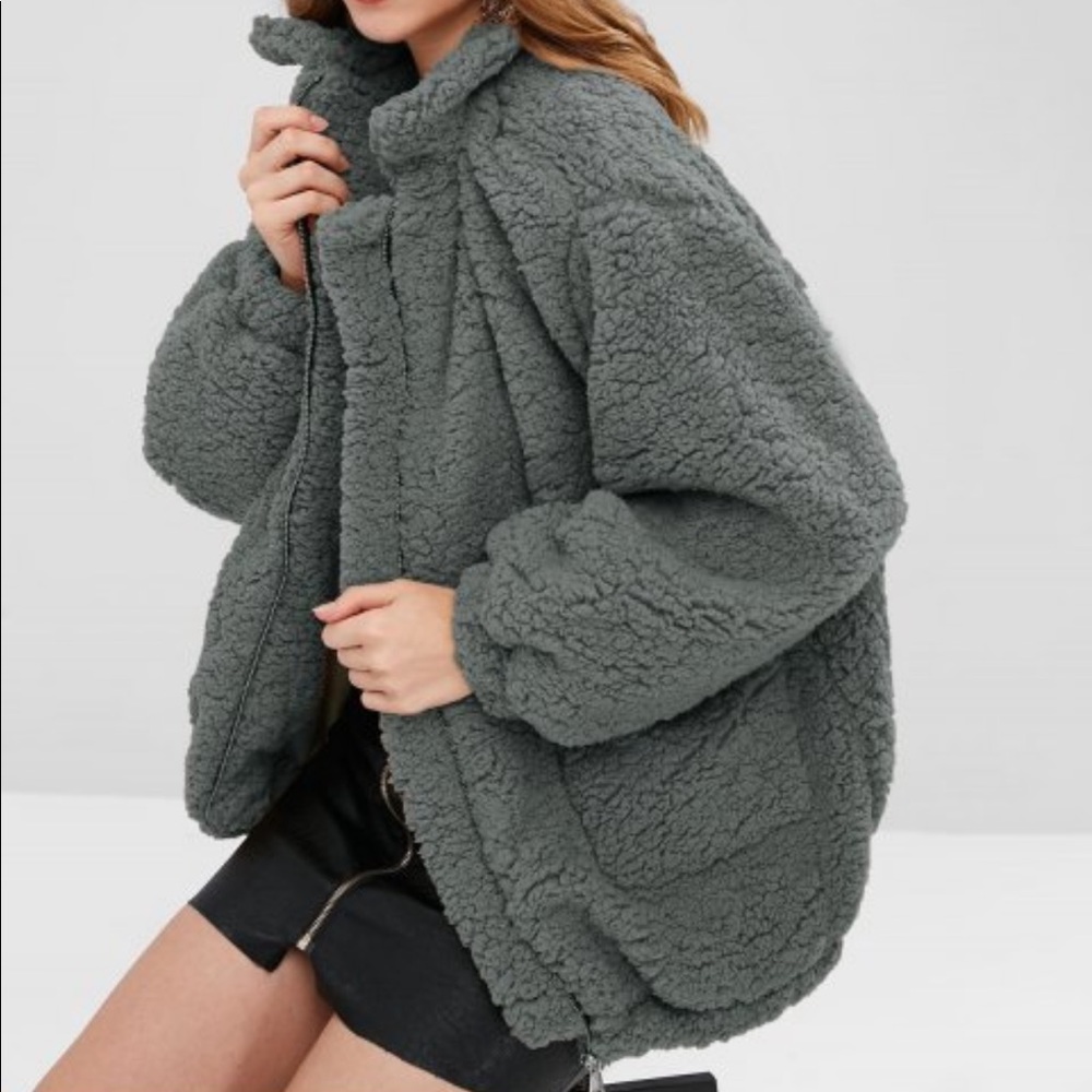 Faux Fur Teddy Coat